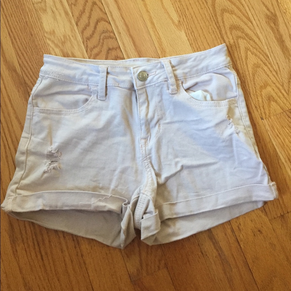 Pacsun Light pink demin shorts